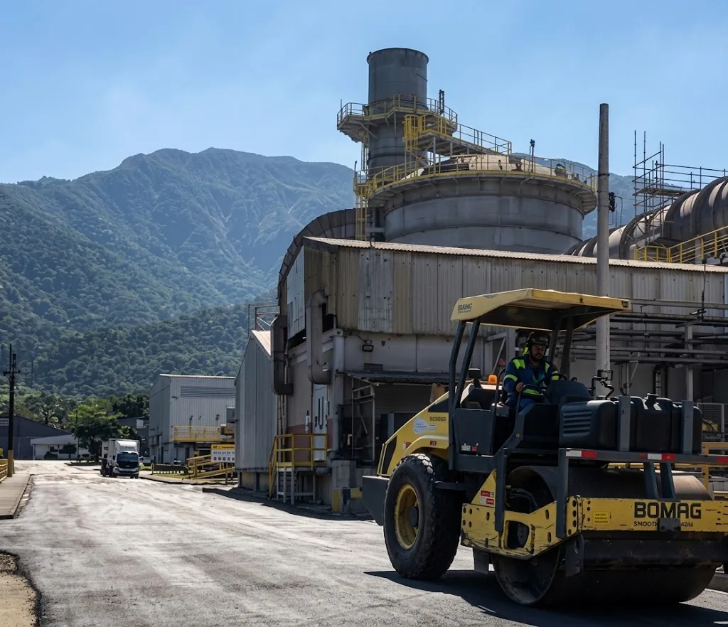 Locação de rolo compactador em Cubatão